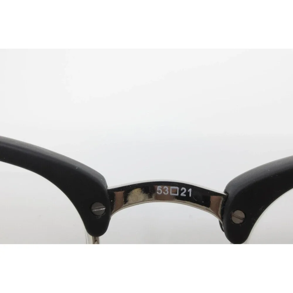Optical Resort OR 109 Matte Black Silver Clubmaster Eyeglasses 53-21-145 Eyewear
